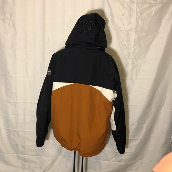 Retro 90’s Snowboard Jacket Faux Sherpa lining size XL - Picture 7 of 12